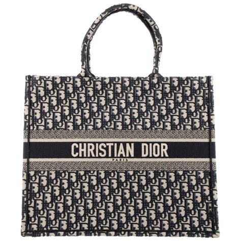 christian dior navy|Christian Dior tote bag.